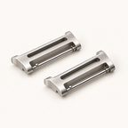 Adaptateurs de bracelet (paire), finition Argent