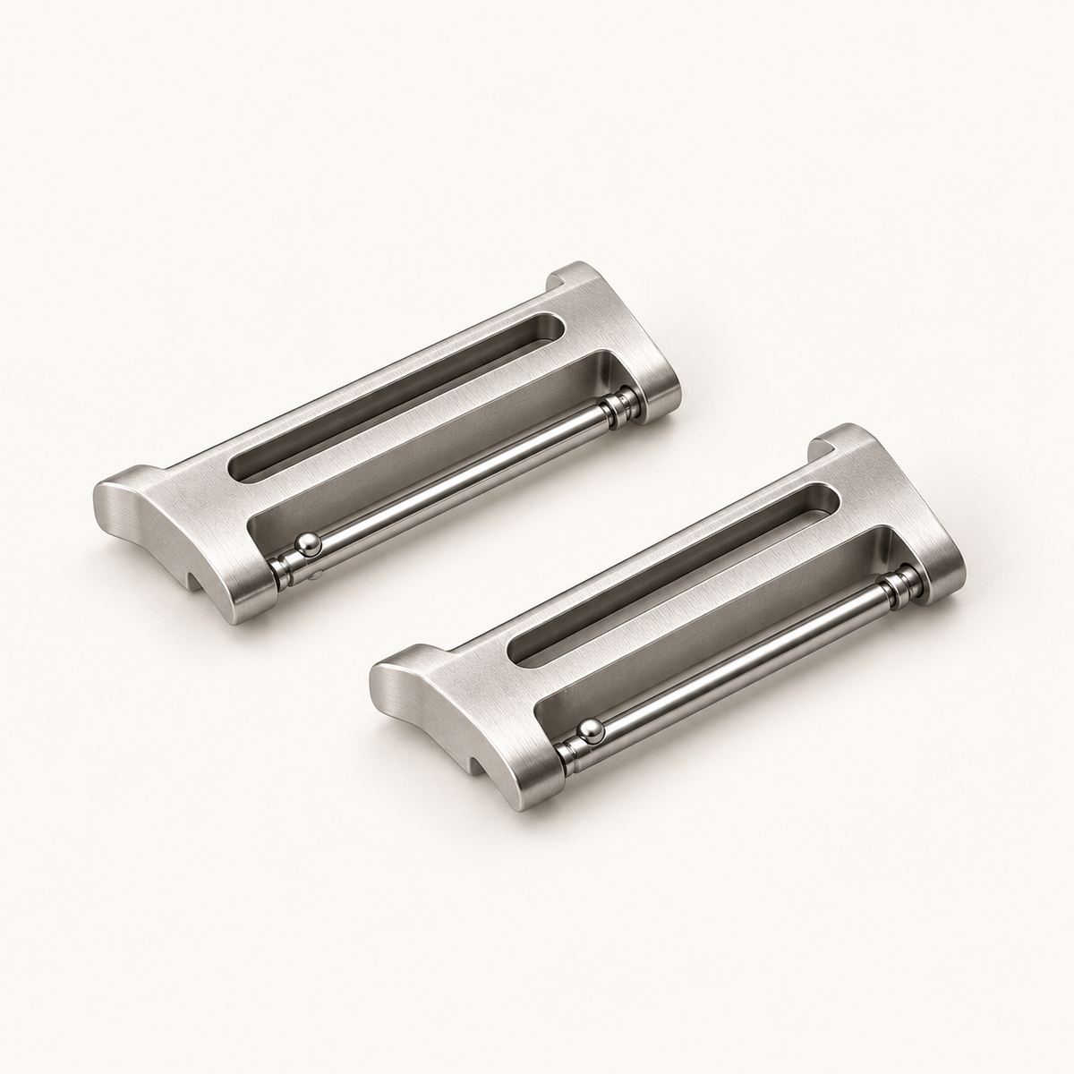 Adaptateurs de bracelet (paire), finition Argent