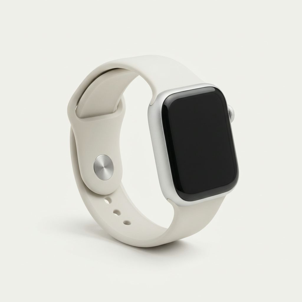 Bracelet sport silicone, coloris Blanc