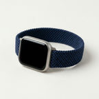 Bracelet nylon élastique, coloris Bleu marine