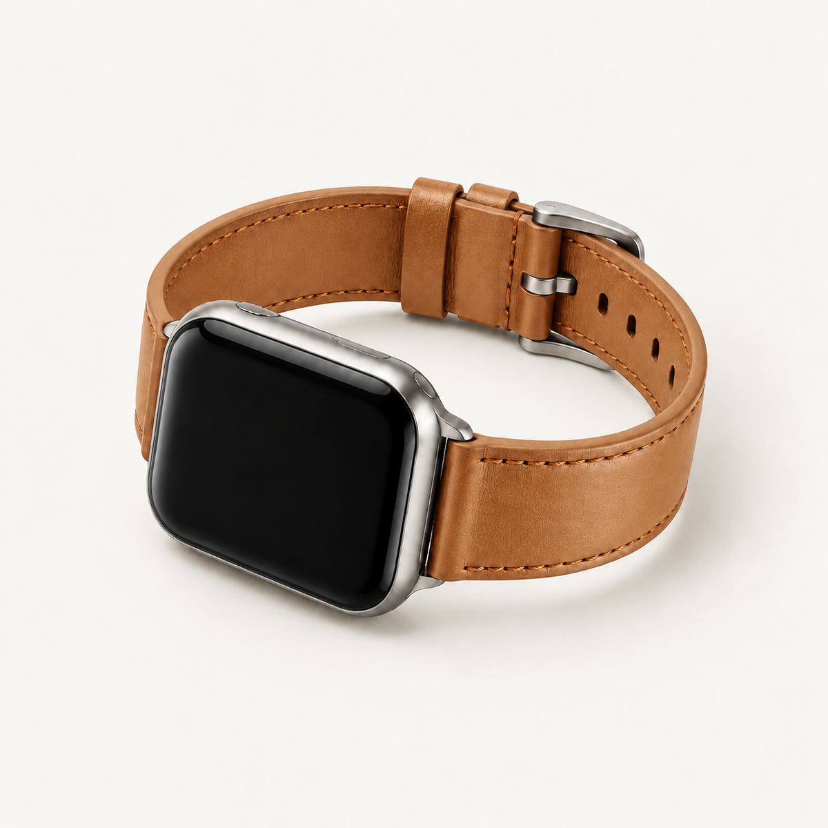 Bracelet cuir, coloris Camel