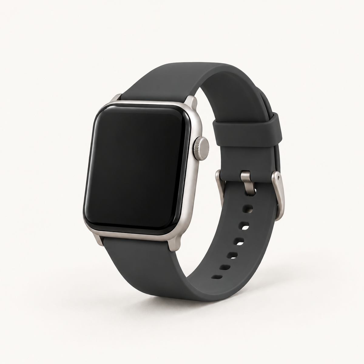 Bracelet sport silicone, coloris Gris