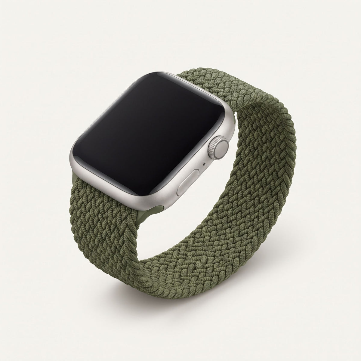 Bracelet nylon élastique, coloris Olive