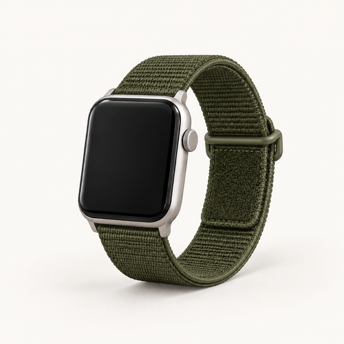 Boucle sport nylon, coloris Olive