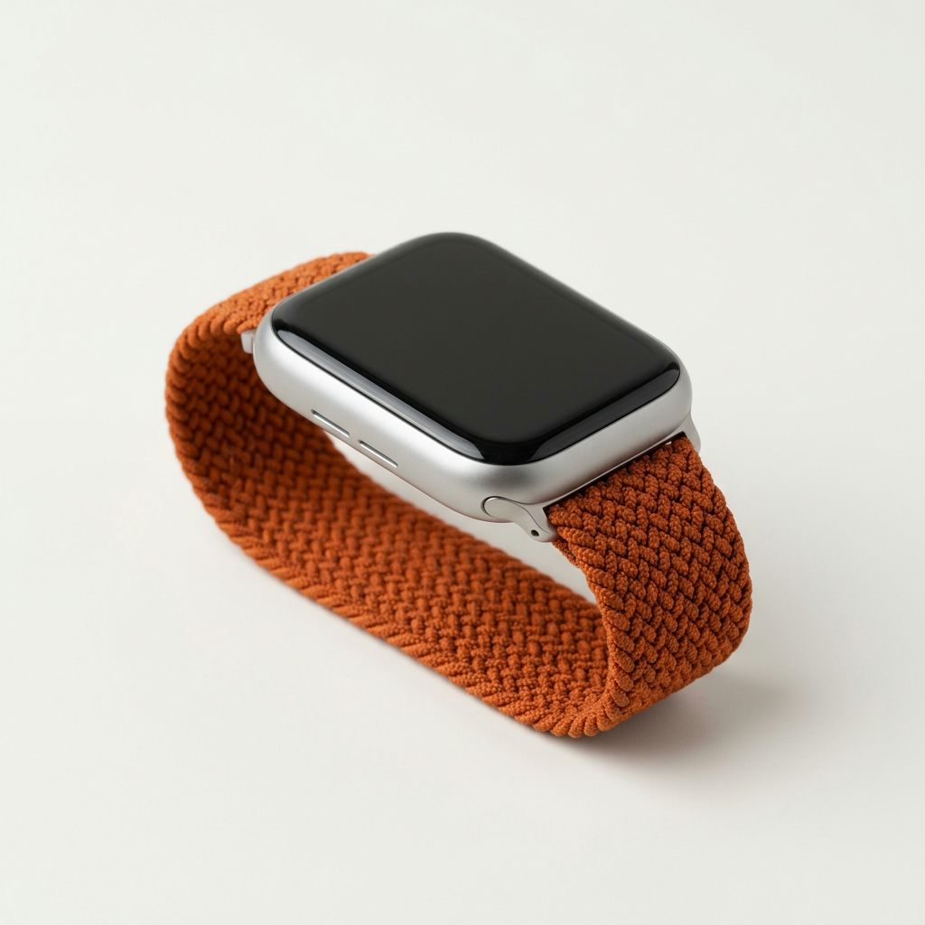 Bracelet nylon élastique, coloris Orange
