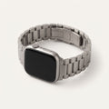 Bracelet maillons titane, finition Titane naturel